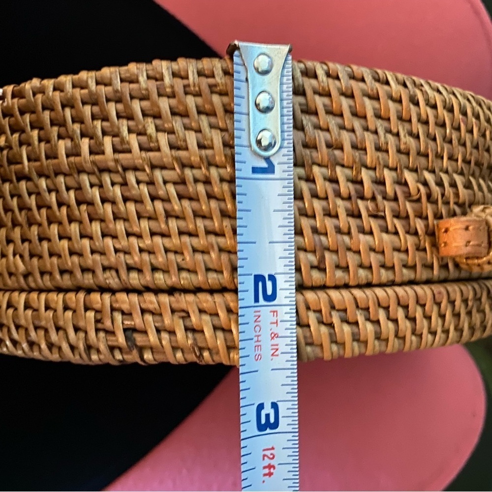 Rattan Canteen Crossbody Bag - Picture 7 of 7